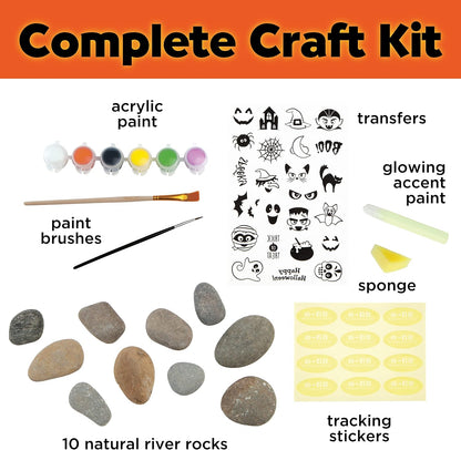Creativity for Kids Rock Painting Kit - Glow in the Dark Rock Kit: Crafts for Kids, Painting Rocks Arts and Crafts, Kids Gift (Ages 6+)