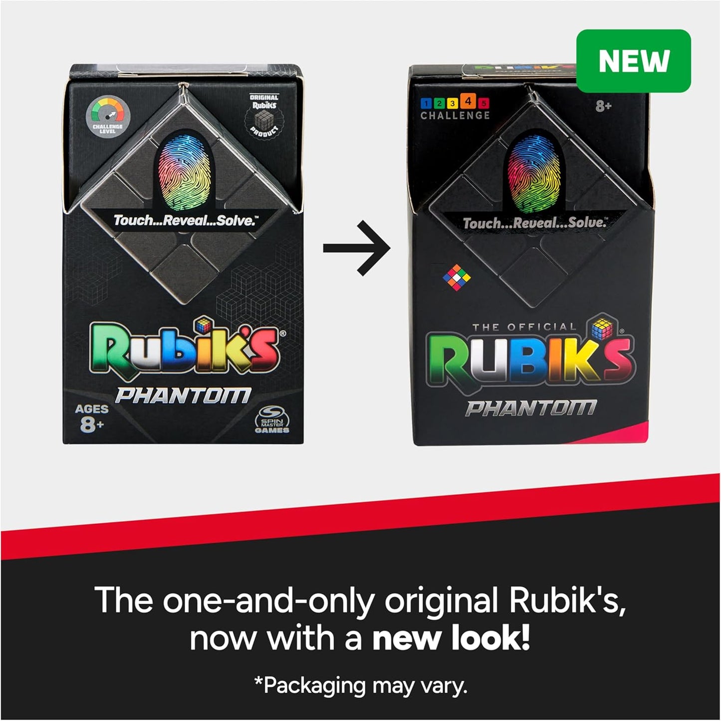 Rubik’s Cube, Pulse Cube, Light-Up Brain Teaser Puzzle for Speed Cubers, Solve the Puzzle Before the Lights Turn Off, Problem-Solving Brain Teaser & Fidget Toy for Adults, Teens, Kids Ages 8 & Up