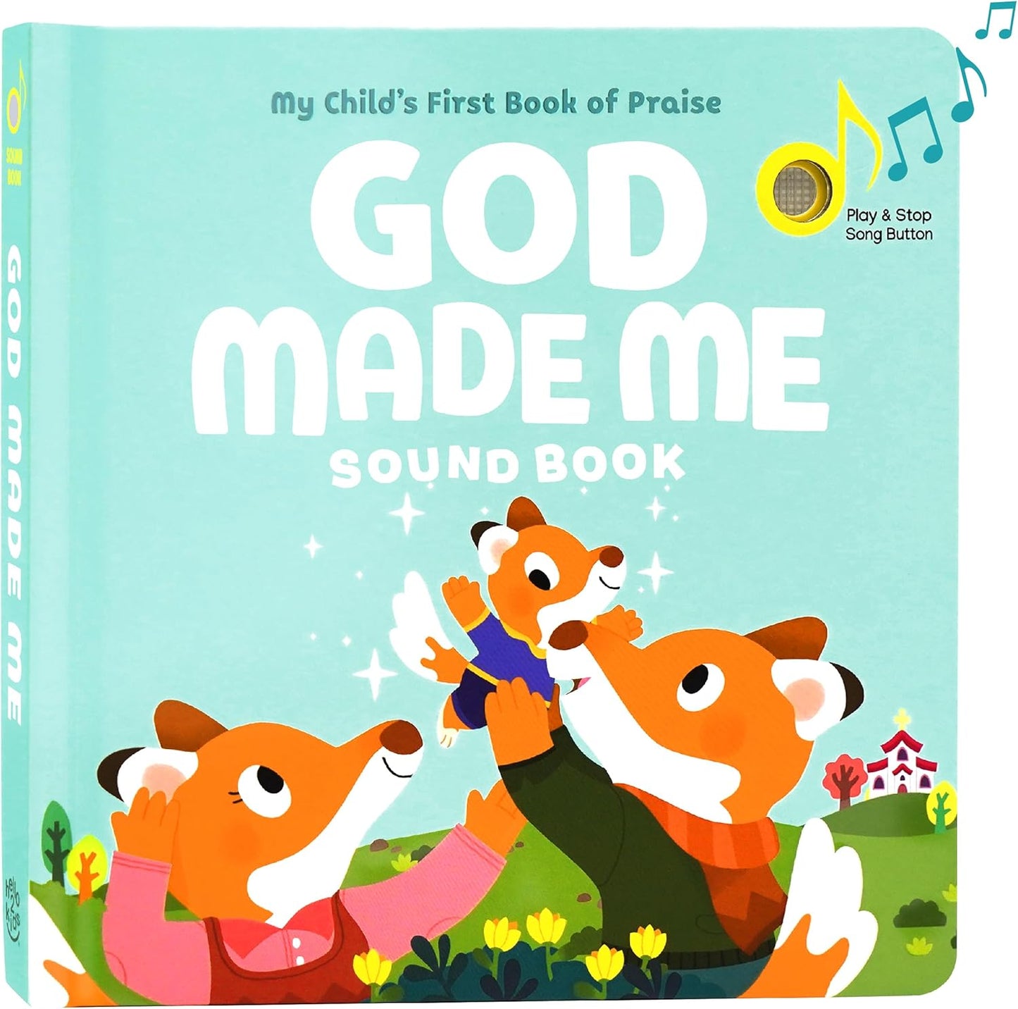 Dance with Jesus Christian Sound Books for Kids - 6 Bible Songs for Toddlers – Christian Gifts for Kids - Baby Bible for Baptism, Christening, Dedication Gifts, Sunday School, Preschool Homeschool
