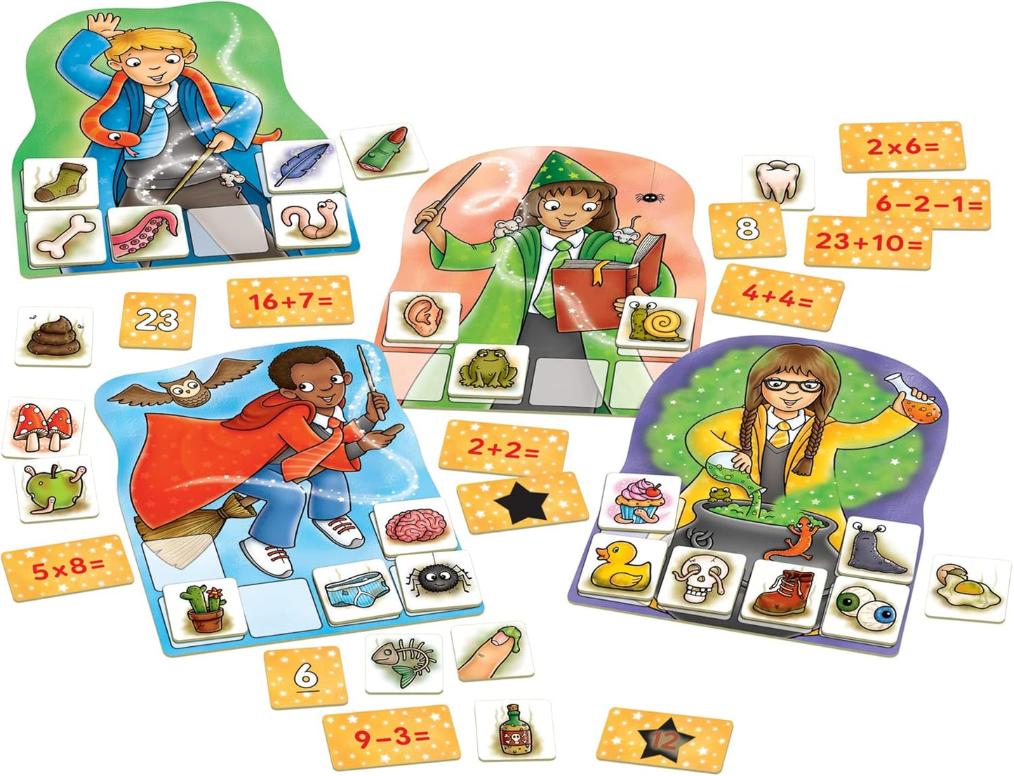ORCHARD TOYS Moose Smelly Socks Game. Find Matching Pairs of Socks for Your Monsters! for Ages 3-6 and 2-4 Players
