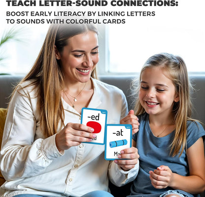 QUOKKA ABC Learning Flash Cards for Toddlers 2-4 Years Old - 60 Flashcards Toy for Kids Ages 1-3-5 - Alphabet Numbers Colors Letters Animals Learn Activities - First Words Educational Game