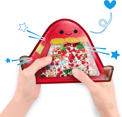 Vango BIZYBOO - The Original Seek & Find Plush - Hidden Object Search Problem Solving Educational Matching Game for Kids 2 and Up (Spike)