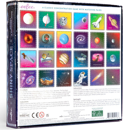 eeBoo: Memory and Matching Game - Life on Earth- 24 Pairs, Develops Recognition, Concentration, Memory & Vocabulary Skills, Age 3+