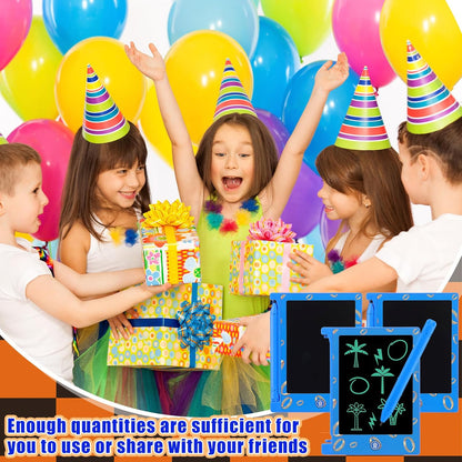 Nezyo 24 Pack Toy Inspires Party Favors Supplies, LCD Writing Tablet for Kids, 4.6'' Mini Board Drawing Tablet, Cartoon Goodie Bags Stuffers Birthday Toddler Boy Student Gifts