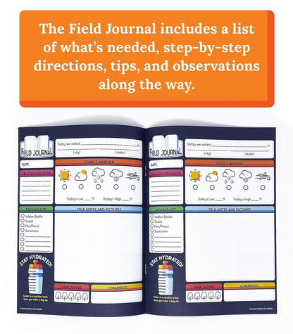 Carson Dellosa Explore Galore: Wipe Clean National Parks Book of Activities, Dry Erase Workbook With Puzzles, Bingo, Stickers, Flash Cards, Field Journal, and More, Ages 7 and Up