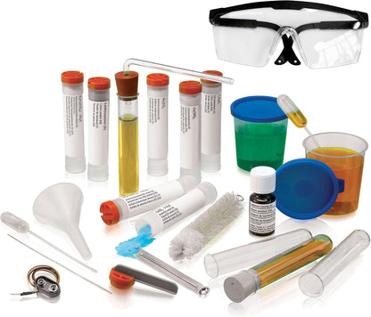 Thames & Kosmos Chem C1000 Chemistry Set | Science Kit with 125 Experiments | 80 Page Lab Manual | Student Laboratory Quality Instruments & Chemicals | Parents’ Choice Gold Award Winner