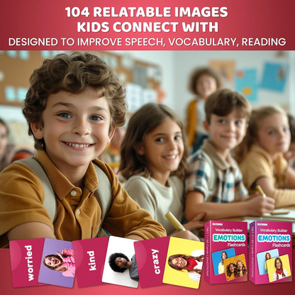 QUOKKA 104 Noun Flash Cards Set – Kids and Adults Vocabulary Builder for ABA Therapy, Early Childhood Education, and ESL Teaching – Picture Cards for Speech Therapy and Vocabulary Building Activities