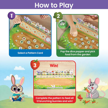 hand2mind Bunny Brunch, Cooperative Board Games, Toddler Educational Toys, Kindergarten Math Games, Preschool Learning Activities, Indoor Recess Games for Classroom, Easter Gifts for Kids