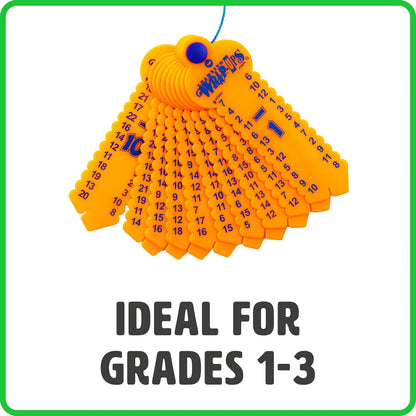 Learning Wrap-Ups Multiplication Keys - Self Correcting Math Tool for Kids Grade Level 2-6