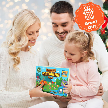 zheyistep 100 PCS Animal Matching Game for Kids Toddlers Memory Game, Animal Match Game Concentration Card Game for Boys Girls Preschool Learning Activities