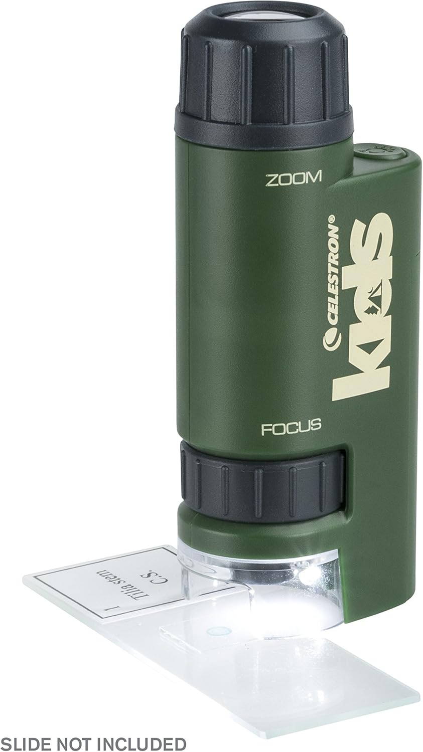 Celestron Kids Let Your Child Explore The World Microscope, Green (44116)