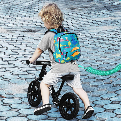 Accmor Toddler Backpack Leash with Anti Lost Wrist Link, Cute Mini Child Walking Harnesses Keep Kids Close Back Pack Rope Tether Rein for Baby Boys (Pink/Unicorn)