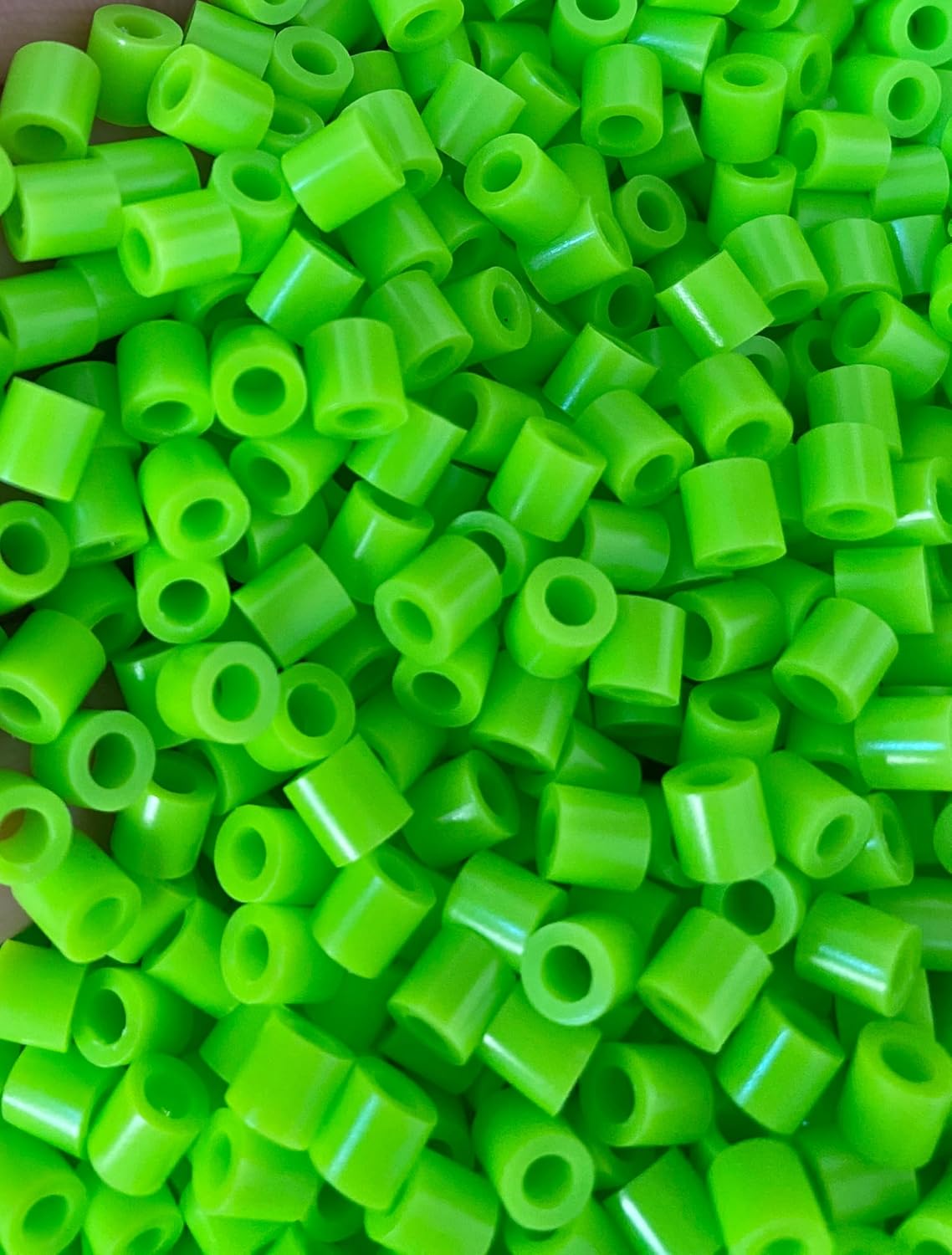 OEEKOI 5500Pcs Fuse Beads - 5mm Bulk Melting Beads for Crafts, Ideal for Christmas Birthday Gifts,Clear