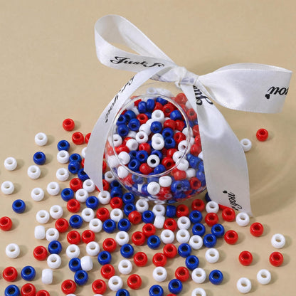 Red Pony Beads 1000Pcs 9mm Pony Beads Bulk Red Perler Beads for Friendship Bracelets Kandi Beads Hair Beads for Braids Beads for Crafts