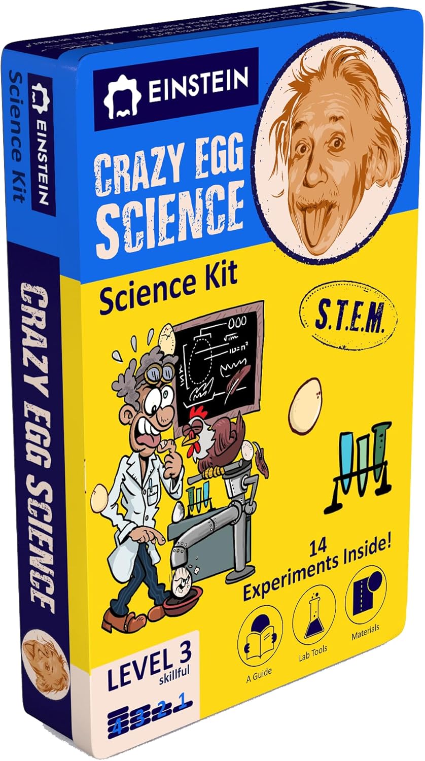 Einstein’s Optical Illusion LAB Science Kit for Kids. STEM for Boys & Girls Aged 8 and Above. 14 Exciting Experiments Inside/Detailed Picture Guide Included. Award Winning Kit