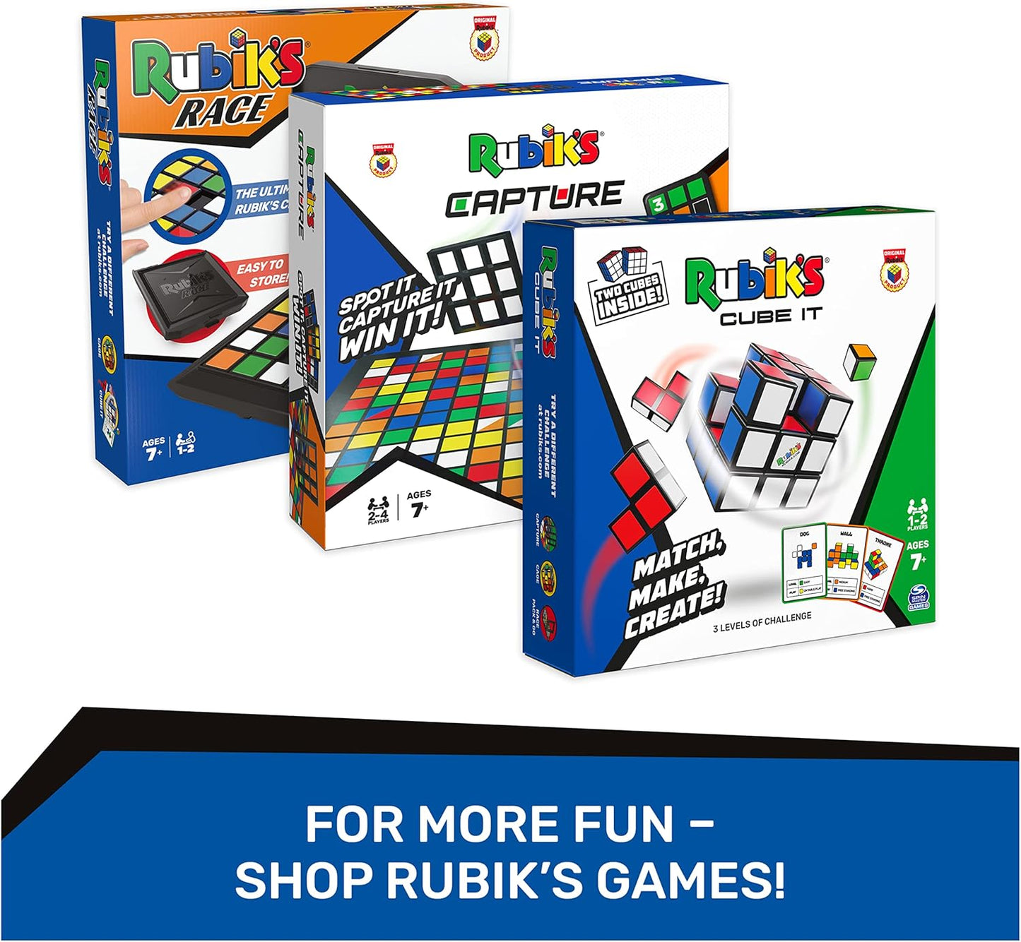 Rubik’s Cube, Special Retro 50th Anniversary Edition, Original 3x3 Cube Collectible & Desk Décor, Problem-Solving Brain Teaser, Fidget Toy, Sensory Puzzle for Adults, Teens, Kids, for Ages 8 & Up