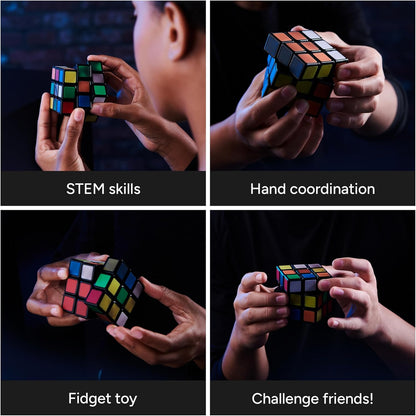 Rubik’s Cube, Pulse Cube, Light-Up Brain Teaser Puzzle for Speed Cubers, Solve the Puzzle Before the Lights Turn Off, Problem-Solving Brain Teaser & Fidget Toy for Adults, Teens, Kids Ages 8 & Up
