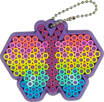 Perler Beads No Iron Stixels Crafts, Donut Keychain Kid's Craft Kit, 152 pcs