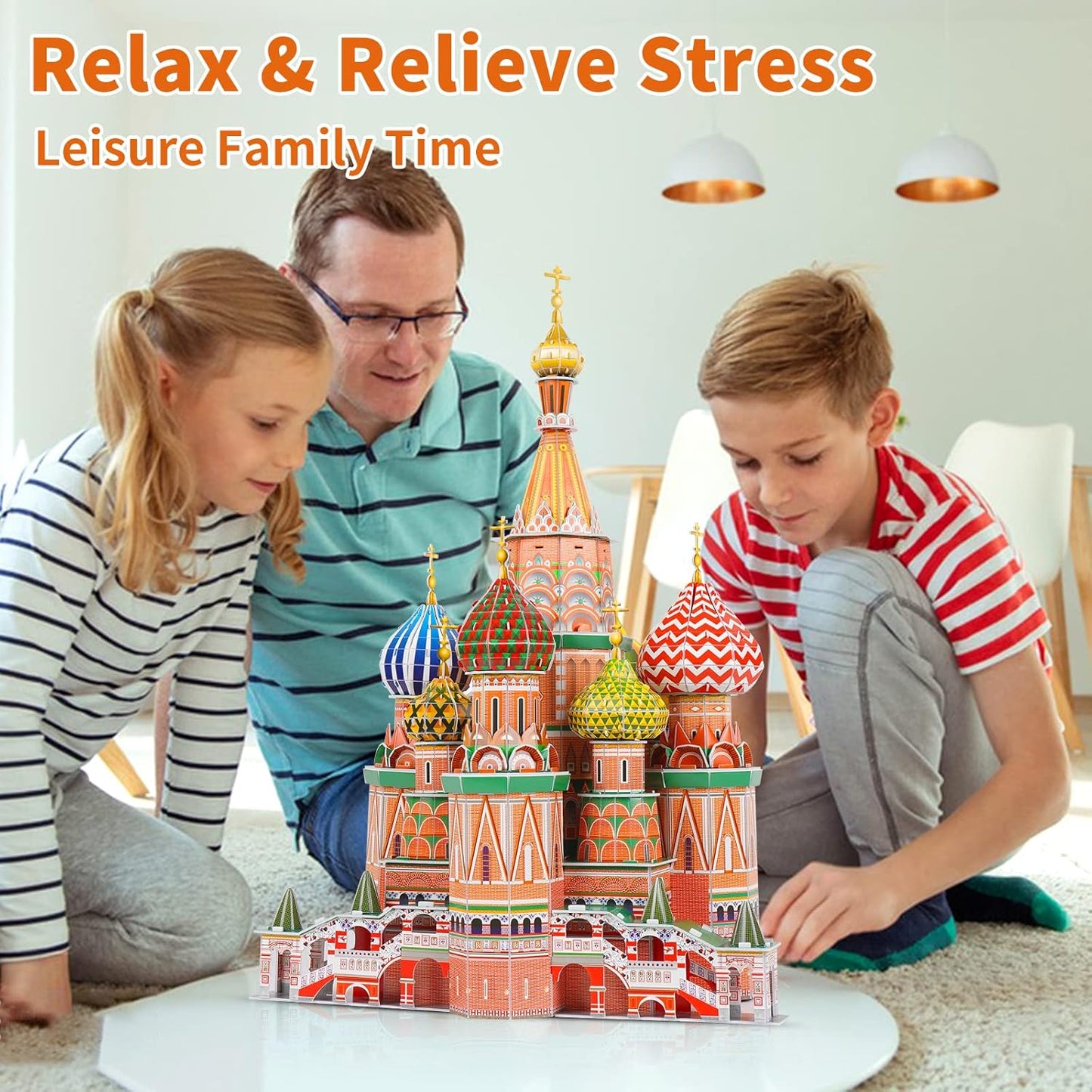 3D Puzzles for Kids Ages 8-10-12-14 Earth Globe DIY Geography Puzzle, Educational Learning Toys 3D Jigsaw World Globe Map Model Kit Teaching Aids Birthday for Boys Girls, 50 Pieces