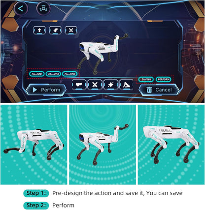 Smart Robot Dog - Interactive STEM Pet with Voice Control, 30+ Actions & APP Programming, Durable Design for Kids Age 6+ (Compatible with iOS/Android)