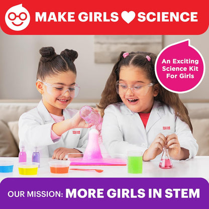 Doctor Jupiter Preschool Science Kit for Kids Ages 3-5 | Toddler Learning Activities, Birthday Gift Ideas for 3-4-5 Year Old Girls | Learning & Educational Toy STEM Kit with 100+ Experiments