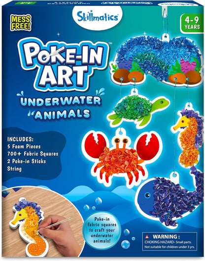 Skillmatics Poke-in Art - Magical Unicorn Dream Decor, Mess-Free Fun for Kids, DIY Wood Craft Kits, Screen-Free Activity, Gifts for Ages 4, 5, 6, 7, 8, 9