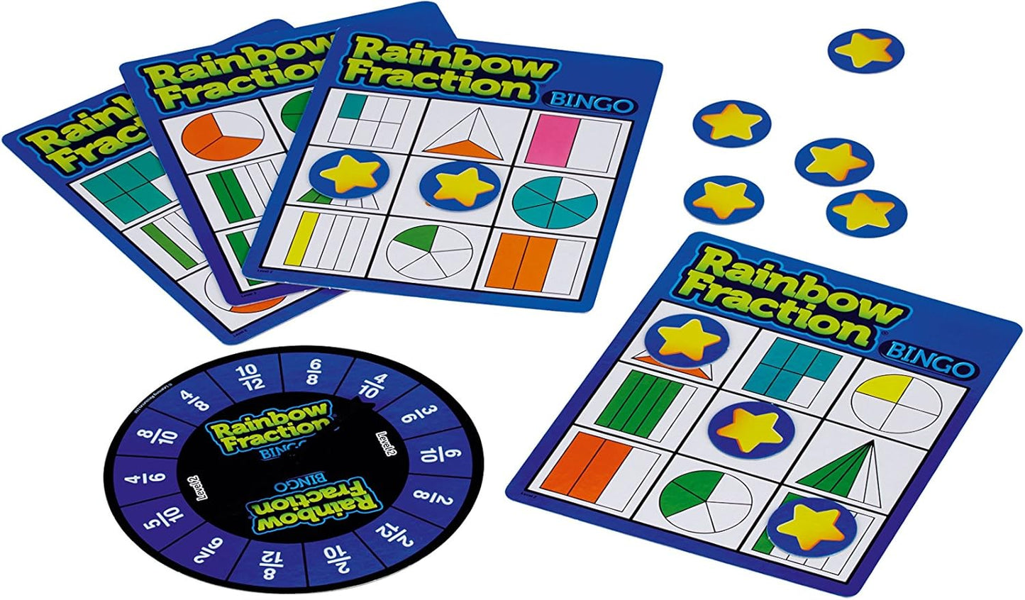Learning Resources Rainbow Fraction Bingo