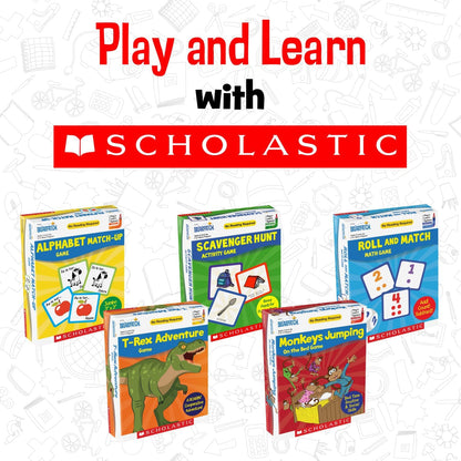 Briarpatch, Scholastic Monkeys Jumping on The Bed Game, Early Preschool Learning for Toddlers, Kindergarten and 1st Grade