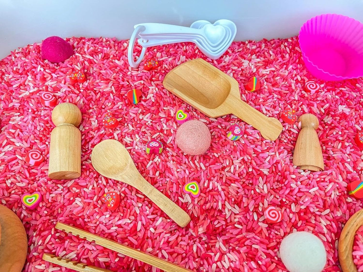 Kids Sensory Bins Montessori Sensory bin, Sensory Toys, Sensory Bins, Sensory Bin for Preschoolers (Pastel Bunny)
