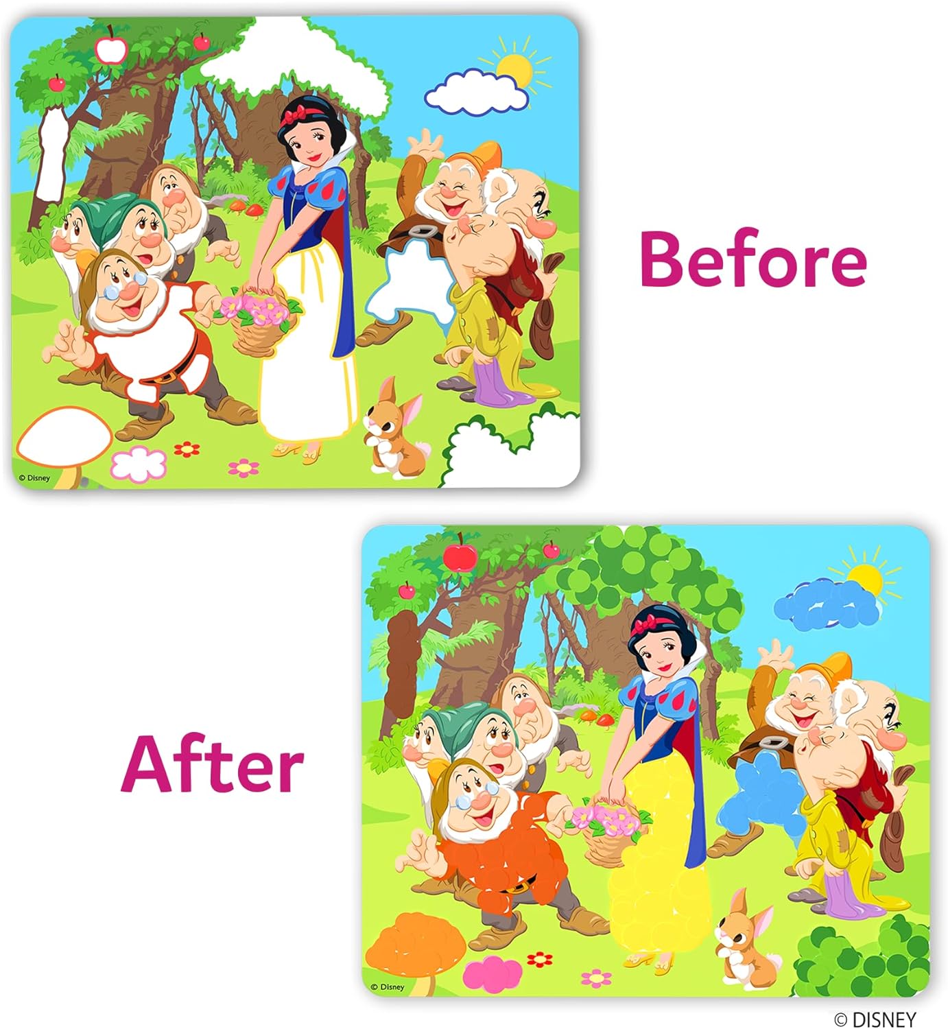 Skillmatics Dot It Sticker Art - Disney Princess, Mess-Free Fun for Kids, 500+ Stickers, Craft Kits, DIY Scrapbooking Activity, Gifts for Girls & Boys Ages 3, 4, 5, 6, 7