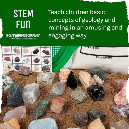 Activity Dig Kit - Adult Geology & Mineralogy Set - Includes Real Fossils, Arrowheads, Shark Teeth, Crystals, Rocks & Gemstones