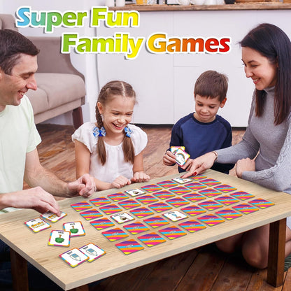 Aizweb CVC Word Match Game - 60 Pc Toddler Card Games for Kids Ages 3-6, Phonics Flash Cards for Preschool & Kindergarten Learning Activities, Educational Toys for Home School Supplies