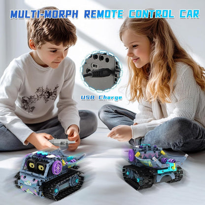 Robot Building Kit for Boys Ages 8-12, 3 in1 STEM Robotics Toys with Remote & App-Controlled 433PCS Robot Educational Coding Toy DIY Robotics Building Block Sets Birthday Gift for Kids Boys Girls 8-12