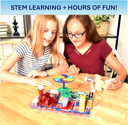 Snap Circuits “Arcade”, Electronics Exploration Kit, Stem Activities for Ages 8+, Full Color Project Manual (SCA-200)