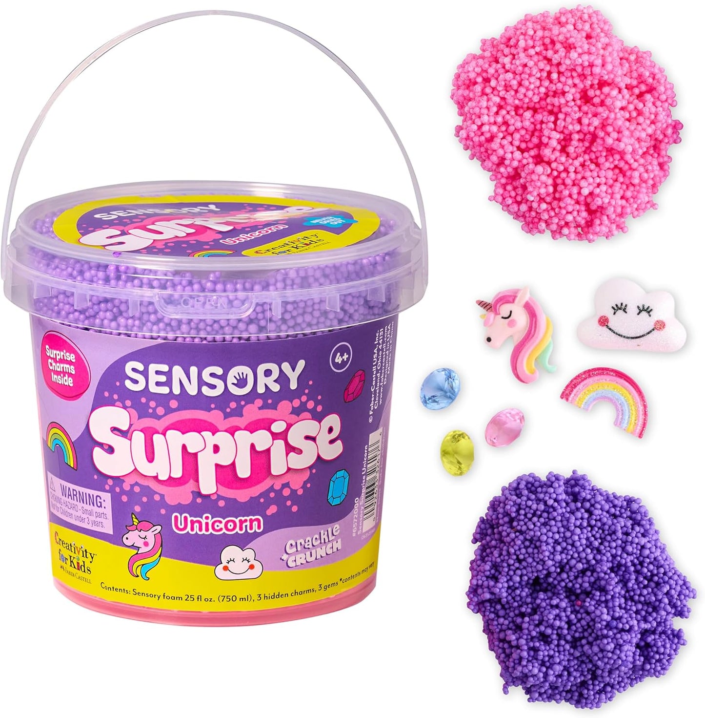 Creativity for Kids Sensory Surprise Ocean Kit | Crunchy Sensory Foam Toy for Kids | Dig, Squish & Discover Hidden Ocean Surprises | Mess-Free, Screen-Free Play (Ages 4+)