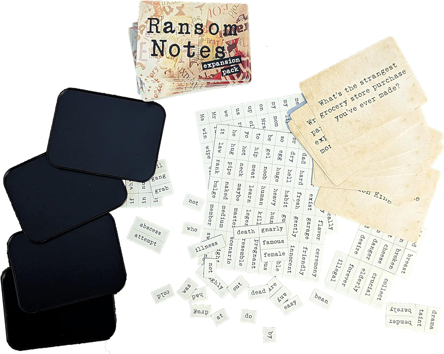 Ransom Notes - The Ridiculous Word Magnet Party Game, 3+ Players