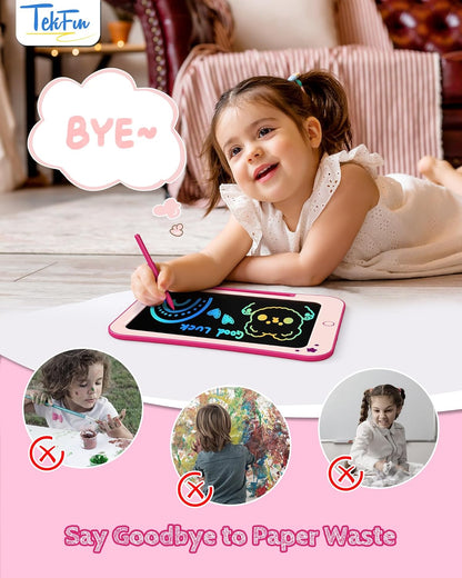 Birthday Gifts for Kids, 10inch LCD Writing Tablet Doodle Board, Mess Free Coloring Drawing Pad,Toddler Travel Toys, 3 4 5 6 7 8 Year Old Girl Birthday Gift, Christmas Easter Toys