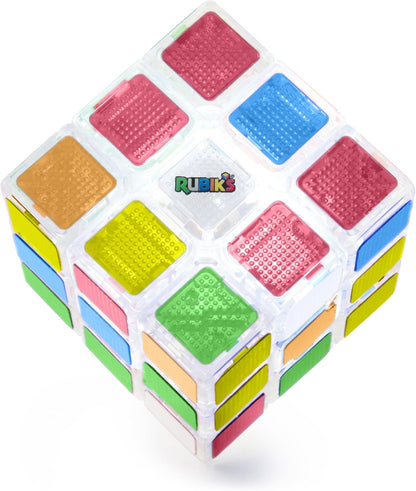 Rubik’s Cube, Pulse Cube, Light-Up Brain Teaser Puzzle for Speed Cubers, Solve the Puzzle Before the Lights Turn Off, Problem-Solving Brain Teaser & Fidget Toy for Adults, Teens, Kids Ages 8 & Up