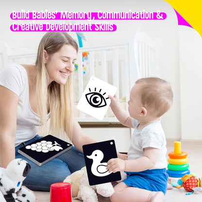 50 PCS Kid First Cognitive Flashcards,Double Sided Printed 7 in 1 Colorful Cards Alphabet,Numbers, Foods,Animals,Shapes,Colors with 3 Reclosable Rings,Learning Tool for Pre-K Kindergarten Toddlers