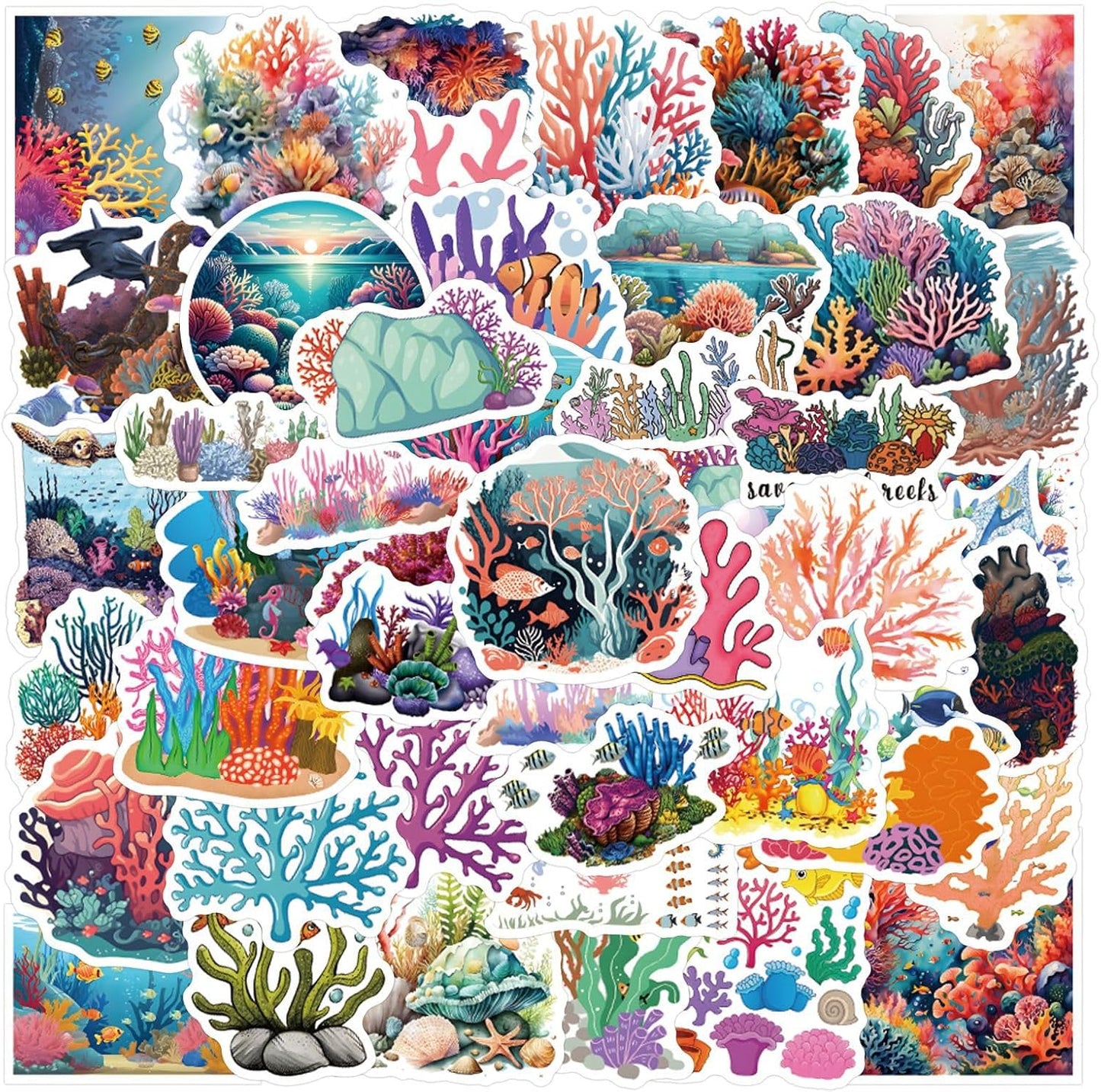 Science Laboratory Stickers, 50pcs Funny Science Laboratory Decals for Kids Teens, Physics Biology Chemistry Experiment Sticker, Waterproof Vinyl Stickers for Water Bottle Laptop Luggage Guitar