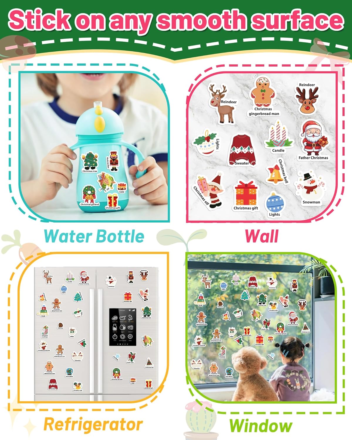 Halloween Sticker Books for Kids, Reusable Sticker Books for Toddlers, Halloween Travel Toys Acticities Crafts Birthday Gifts for Boys Girls Kids