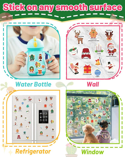 Halloween Sticker Books for Kids, Reusable Sticker Books for Toddlers, Halloween Travel Toys Acticities Crafts Birthday Gifts for Boys Girls Kids