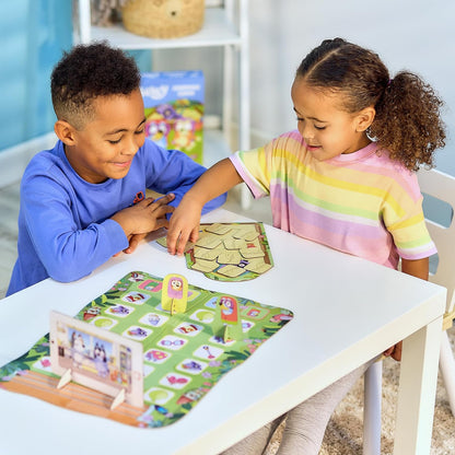 Bluey Shopping List Game, Join Bluey, Bingo, Bandit & Chilli On A Fun Supermarket Adventure, Race to Fill Your Trolley in This Fun Memory and Matching Game, for Ages 3+, 2-4 Players