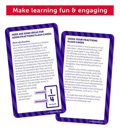 Fractions Flash Cards