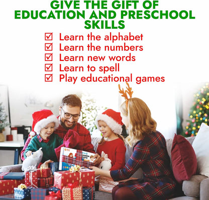 Just Smarty Alphabet Wall Chart for Toddlers 1-3 | ABCs & 123s Kids Learning Toy | Educational Gift for Infant Ages 1 2 3 4 5 | Speech Therapy for Kids 1-3 | Autism Toys for Toddlers 3-4