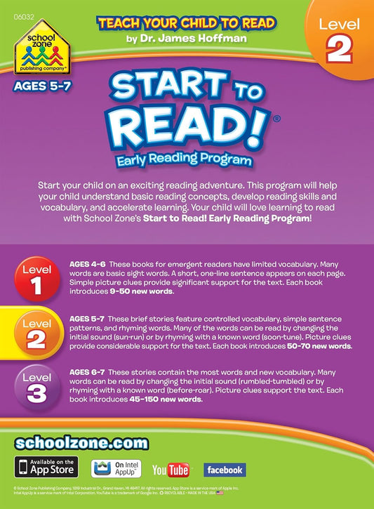 School Zone The New Bike, Start to Read! Book Level 2: Ages 5 to 7, Rhyming, Early Reading, Vocabulary, Sentence Structure, Picture Clues, and More (Start to Read! Book Series)