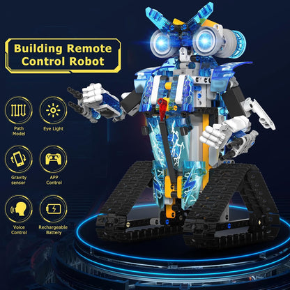Robot Toys for 8-16 Year Old Boys Girls Kids with APP or Remote Control Science Programmable Building Block Kit, STEM Projects Educational Birthday Gifts
