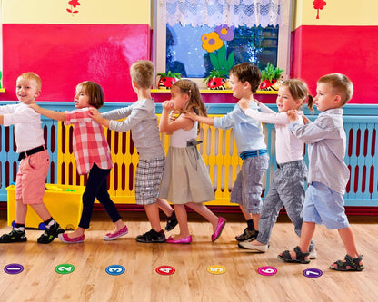 WhatSign Line up Spots for Classroom Floor - 36Pcs Floor Numbers for Classroom Lining up Number Stickers for Back to School Kindergarten Preschool Elementary Supplies