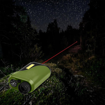 Jetfree Kids Adventure Compact Monocular-Multi-Functional with Compass, LED Signal Light, Telescope Infrared Rays|Small Easy to Carry for Bird Watching,Camping,Hiking,Hunting,Sports Games Concerts