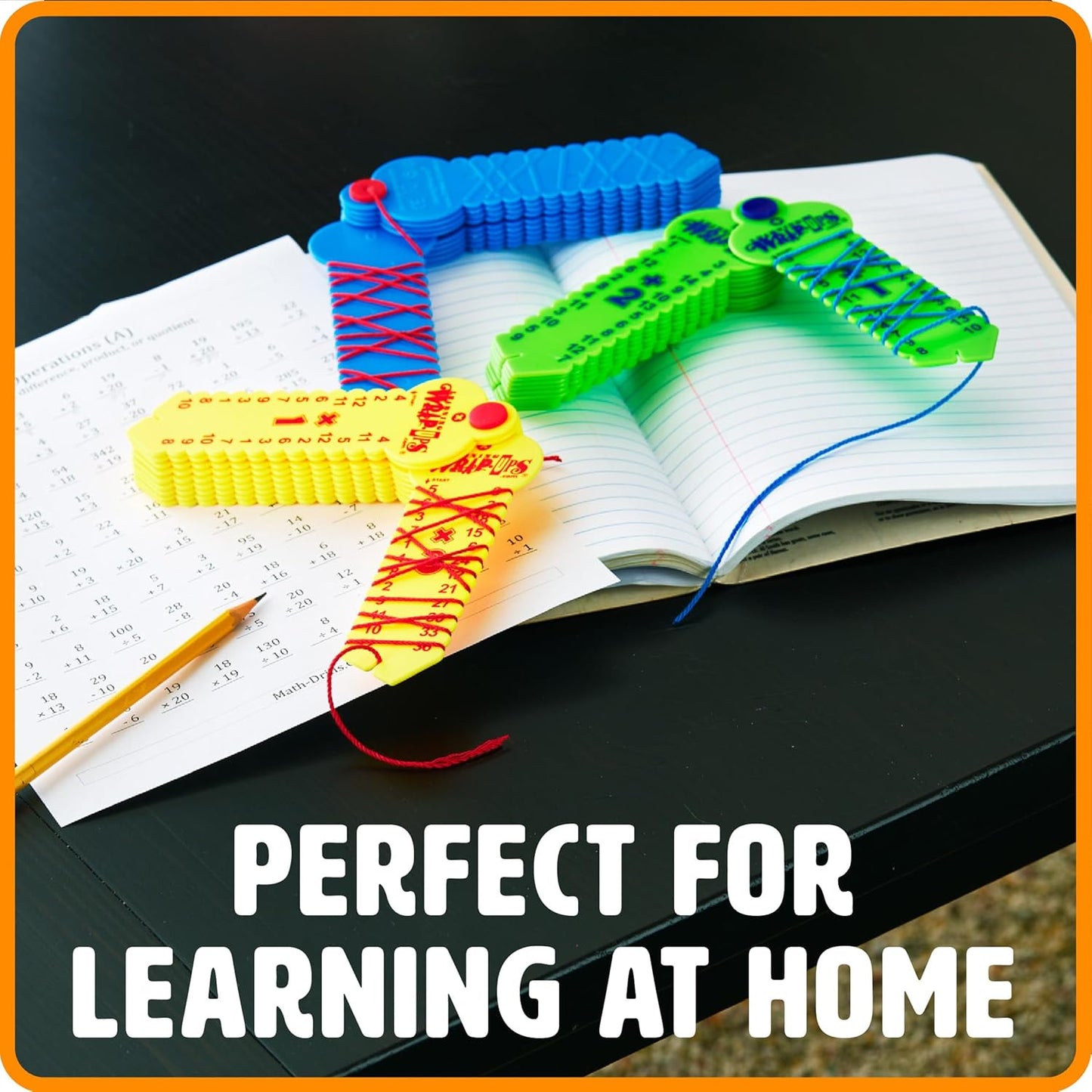 Learning Wrap-Ups Multiplication Keys - Self Correcting Math Tool for Kids Grade Level 2-6
